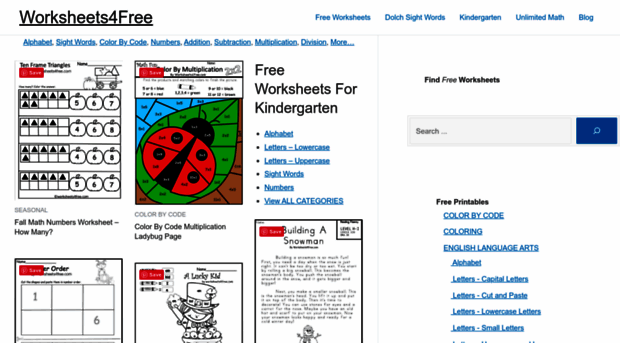 worksheets4free.com