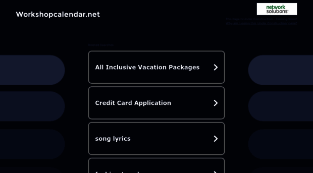 workshopcalendar.net