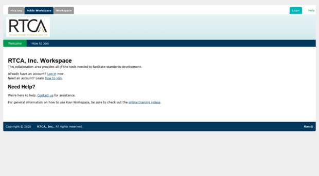 workspace.rtca.org