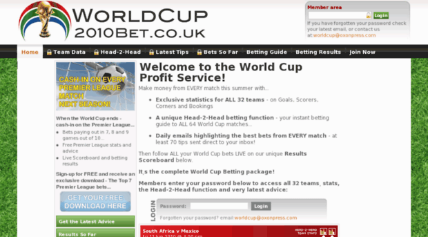 worldcup2010bet.co.uk