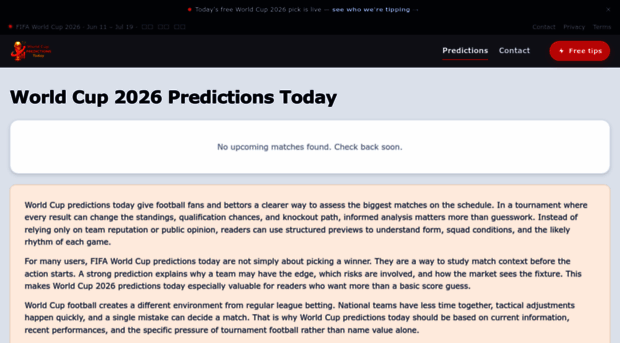 worldcuppredictions.today