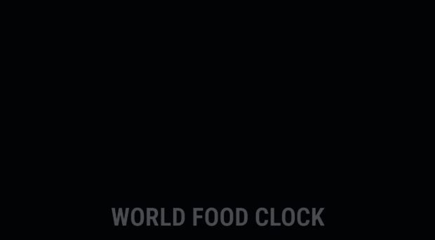 worldfoodclock.com