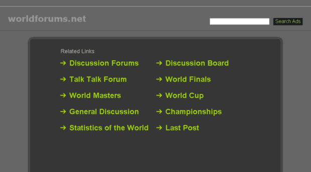 worldforums.net