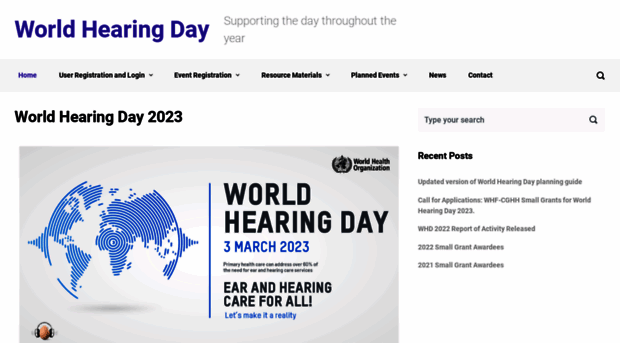 worldhearingday.org