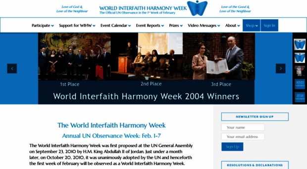 worldinterfaithharmonyweek.com
