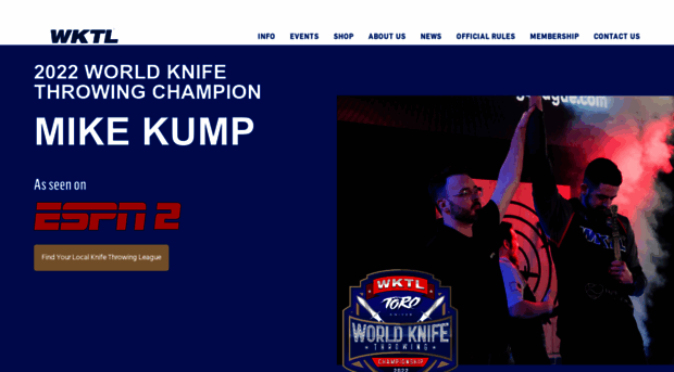 worldknifethrowingleague.com