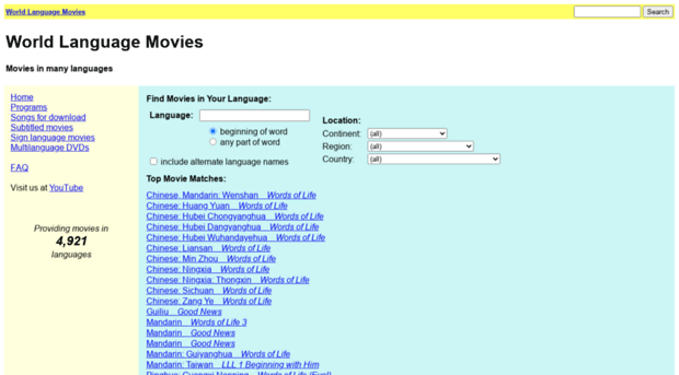 worldlanguagemovies.com