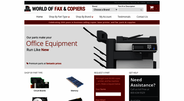 worldoffaxcopierparts.com