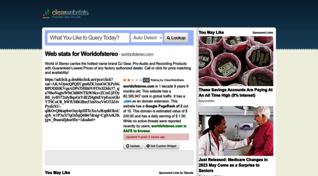 worldofstereo.com.clearwebstats.com
