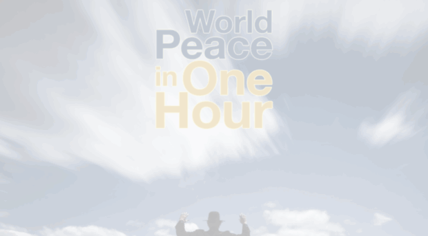 worldpeaceinonehour.com