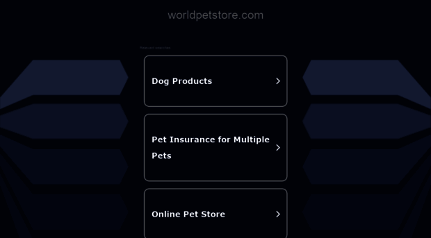 worldpetstore.com