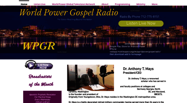 worldpowergospelradio.org