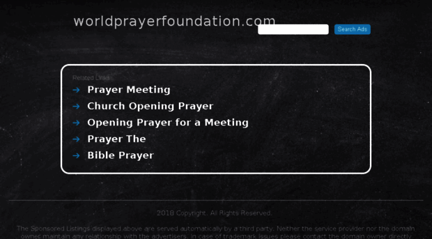 worldprayerfoundation.com