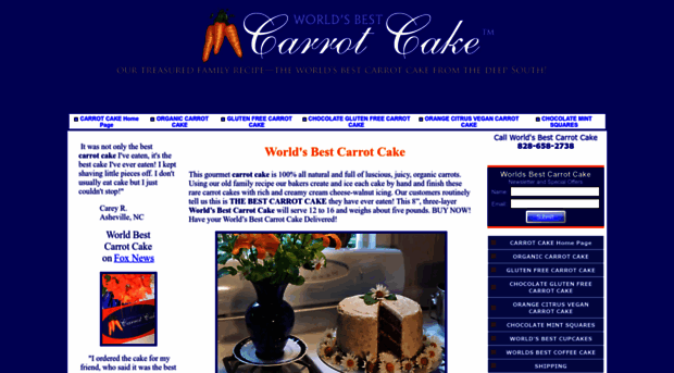 worldsbestcarrotcake.com