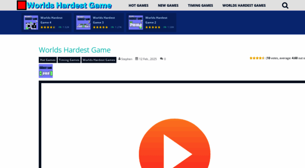worldshardest-game.com