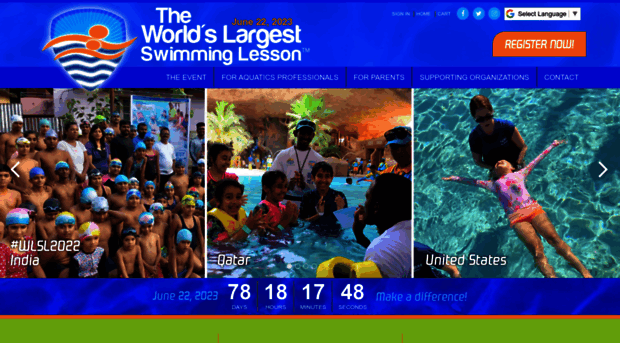 worldslargestswimminglesson.com