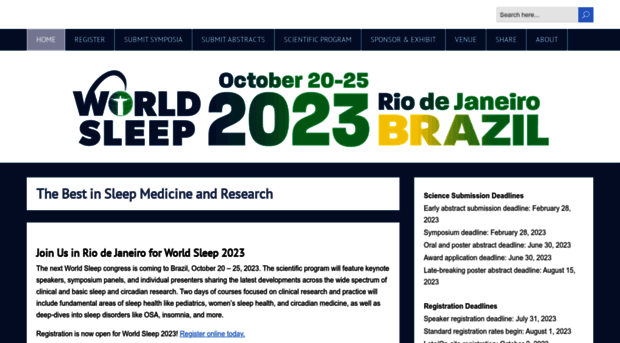 worldsleepcongress.com