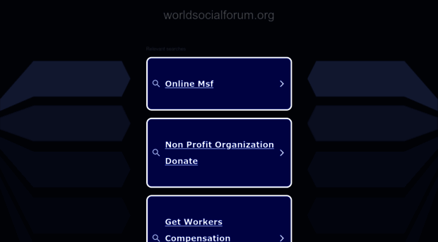 worldsocialforum.org