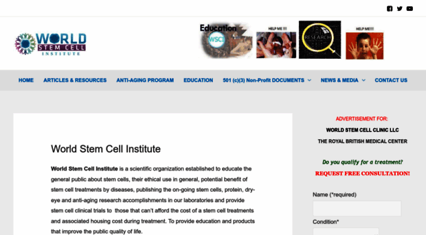 worldstemcellinstitute.org