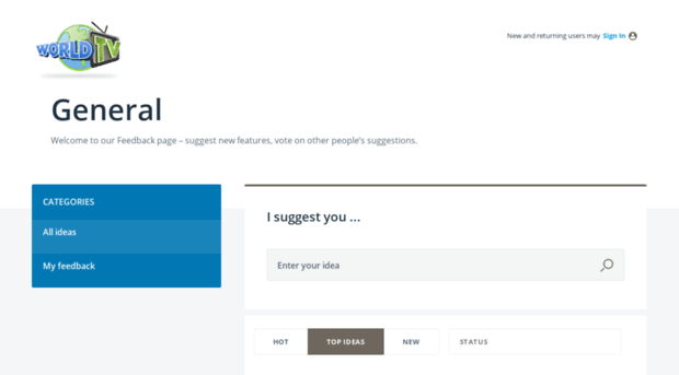 worldtv.uservoice.com