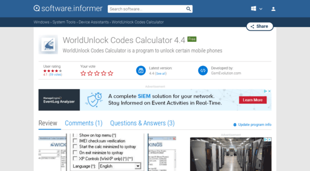 worldunlock-codes-calculator.software.informer.com