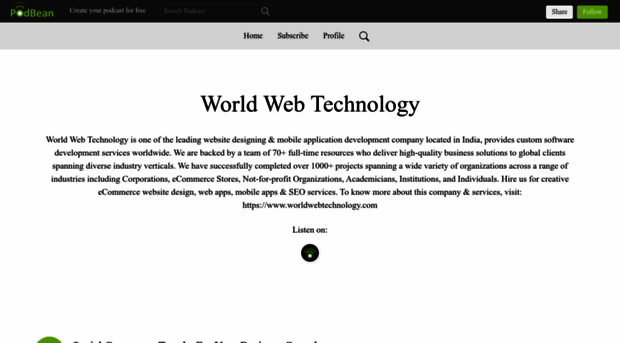 worldwebtechnology.podbean.com