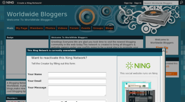 worldwide-bloggers.ning.com