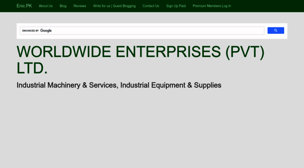 worldwideenterprisespvtltd.enic.pk