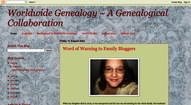 worldwidegenealogy.blogspot.com