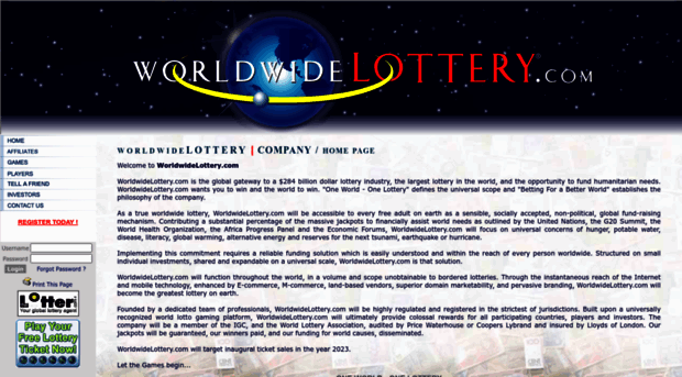 worldwidelottery.com