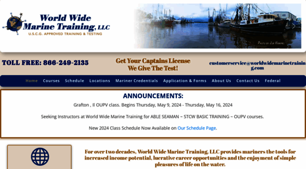 worldwidemarinetraining.com