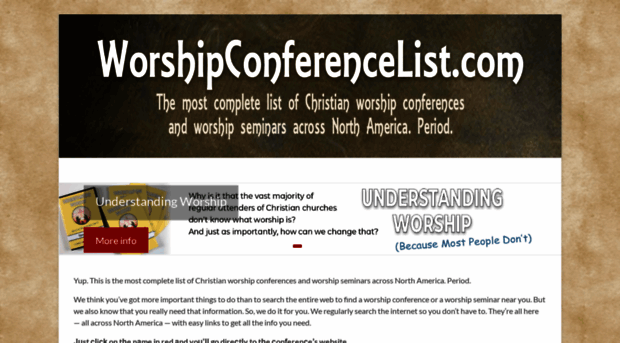 worshipconferencelist.com