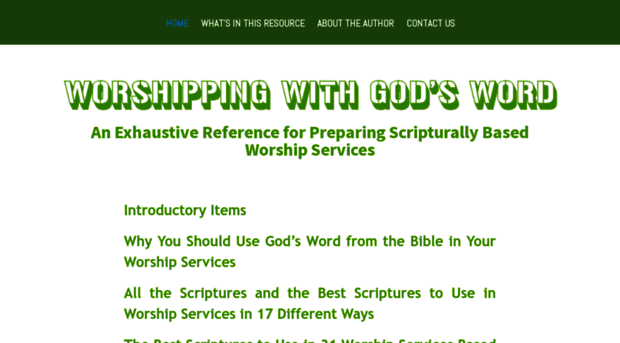 worshippingwithgodsword.com