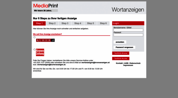 wortanzeigen.mediaprint.at