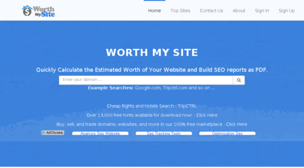 worthmysite.info