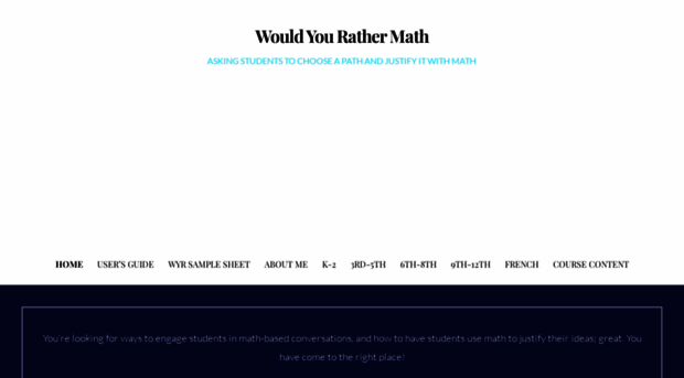 wouldyourathermath.com