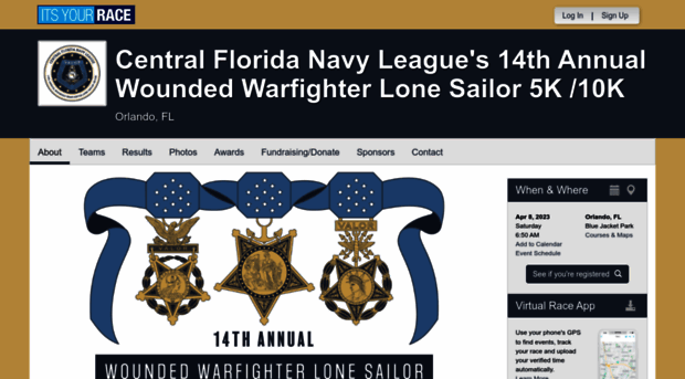 woundedwarfighterlonesailor5k10k.itsyourrace.com