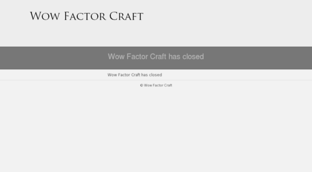 wowfactorcraft.co.uk