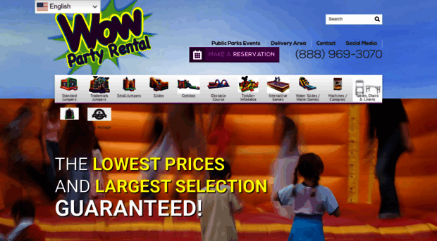 wowpartyrental.com