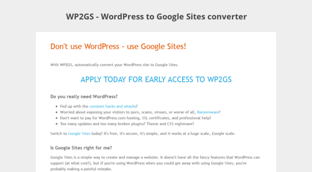 wp2gs.com