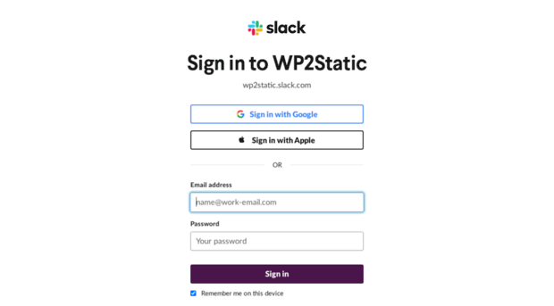 wp2static.slack.com