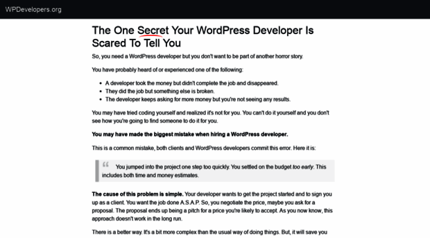 wpdevelopers.org