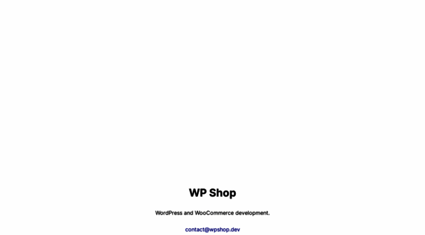 wpshop.dev