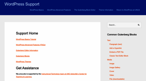 wpsupport.wp.unca.edu