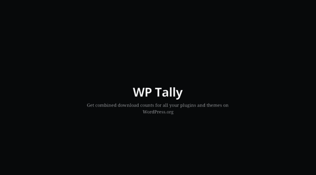 wptally.com