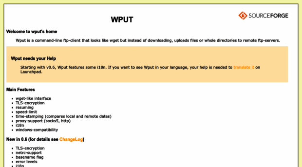 wput.sourceforge.net