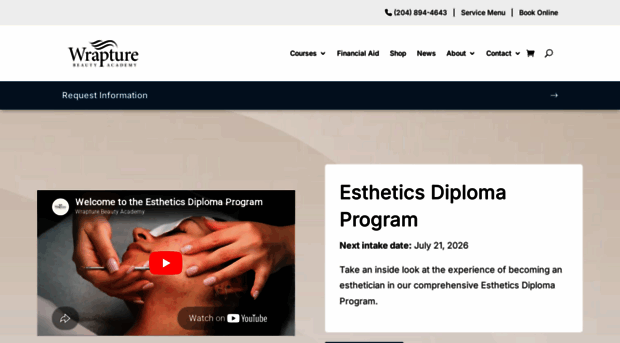 wrapturebeautyacademy.com