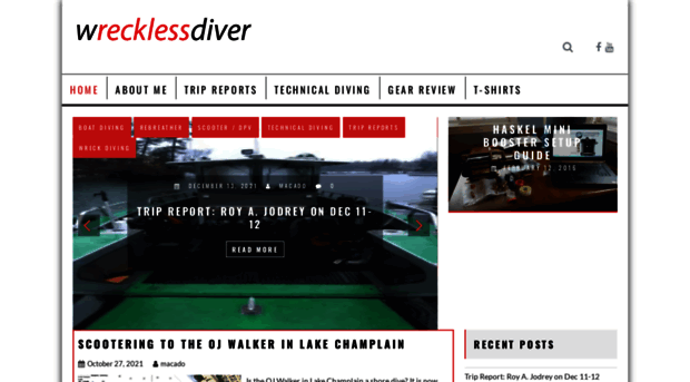 wrecklessdiver.com