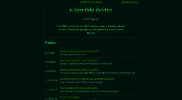wretched.computer
