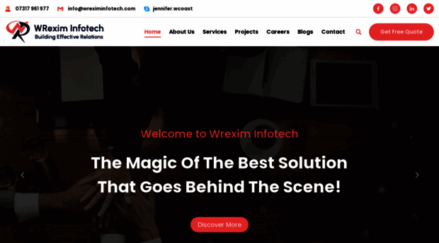 wreximinfotech.com